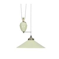french rise and fall ceiling pendant lamp light green