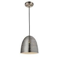 franklite pch142 perfora ceiling pendant 220mm diameter in satin nicke ...