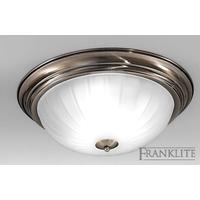 Franklite CF5644 Flush Ceiling Light With Bronze Finish
