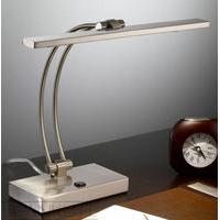 Franklite TL892 Modern Satin Nickel LED Table Lamp