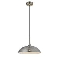 franklite pch135 perfora ceiling pendant 455mm diameter in satin nicke ...