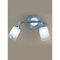 Franklite DP40022 Campani 2 Light Silver Decorative Spotlight