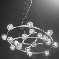 franklite fl230510 horologica 10 light crystal ceiling pendant