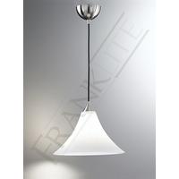 franklite fl22901921 vetross 1 light medium ceiling pendant in white