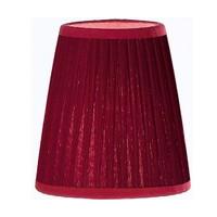 Franklite 1110 Small Red Pleat Fabric Shade