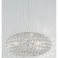 Franklite FL2273/3 Marquesa 3 Light Crystal Pendant Light