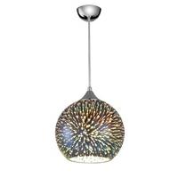 franklite pch127 vision 250mm diameter glass sphere ceiling pendant in ...