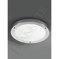 franklite cf5682 2 light chrome amp glass flush bathroom ceiling light