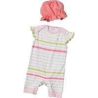 french connection baby girls romper set optic white