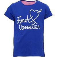 french connection infant girls t shirt monarch blue