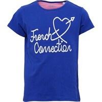 french connection infant girls t shirt monarch blue