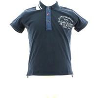 Fred Mello 14139 Polo Kid Blue boys\'s Children\'s polo shirt in blue