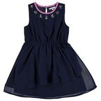 French Connection Embellished Neck Dress Junior Girls