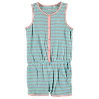 French Connection Stripe Playsuit Junior Girls