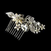 Freshwater Pearls Wedding Bride Flower Combs Hair Accessories