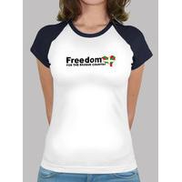 freedom girl black baseball