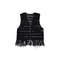 Fringed Crochet Vest (Kids)