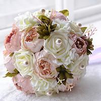 French Noble Peony Wedding Bouquet Bride Holding Flowers