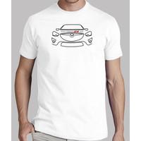 front shirt mazda cx-5 black - 1 sided