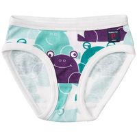 Frog Print Girls Briefs - White quality kids boys girls