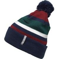 Fred & Boston Mens Bobble Hat Navy/Multi