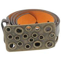 F.Rocks Rocks Gold Eyelet Belt Mens