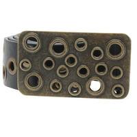 F.Rocks Rocks Gold Eyelet Belt Mens