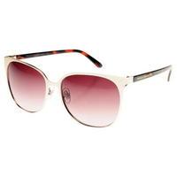 French Connection Plastic Oversized Cateye Sunglasses Ladies