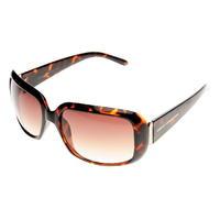 French Connection Plastic Rectangular Sunglasses Ladies