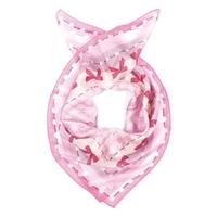 Fraas Silk Pink Floral Fashion Scarf 612721-440