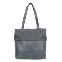 Fred de la Bretoniere-Handbags - Shoppingbag Large Polished Leather - Black