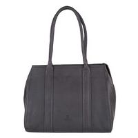 Fred de la Bretoniere-Handbags - Fred 2 Strap Medium Shoulder Bag - Black