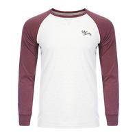 Fremont Cove Baseball Top in Bordeaux Marl  Tokyo Laundry