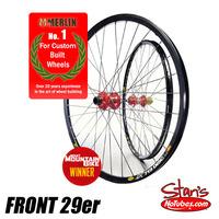 Front Handbuilt Hope 29er Wheels...