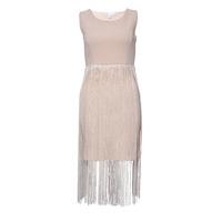 Fringe Skirt Cage Back Dress