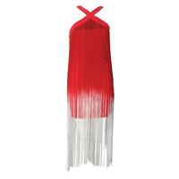 Fringe Halter Dress