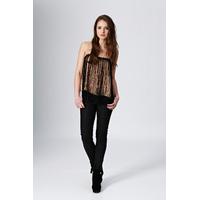 Fringe Front Chiffon Top