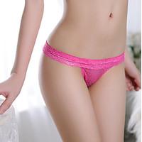 Free Shipping 8 Colors Briefs 2016 New Women Summer Non-trace Thong Panties Low Waist Jacquard Underwear