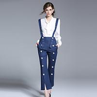 frmz womens loose overalls pantsgoing out cute striped high rise zippe ...