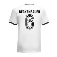 franz beckenbauer germany ringer tee white black