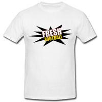 fresh football t shirt white