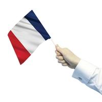 France Hand Waving Flag