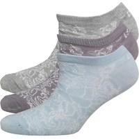 Fruitcake Womens Three Pack Patterned Trainer Liner Socks GY080X