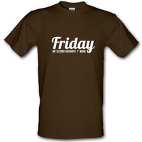 friday my second favourite f word male t shirt