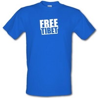 Free Tibet male t-shirt.