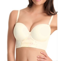 Freya Deco Shape, Ivory U/W Plunge Moulded Strapless Longline Bra