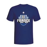 france country logo t shirt navy kids