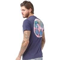 Friend Or Faux Mens Knott T-Shirt Blue Fade