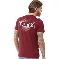 Friend Or Faux Mens Limitless T-Shirt Burgundy/White