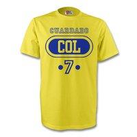 freddy guarin colombia col t shirt yellow